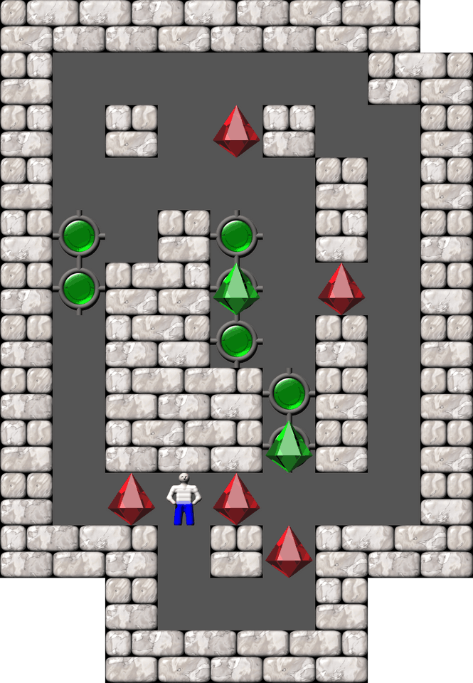 Sokoban Kevin 16 level 93